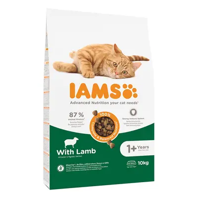 Prezzo speciale! 10 kg IAMS Advanced Nutrition Crocchette per gatti - Adult Cat con Agnello