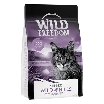 10€ DI SCONTO! Wild Freedom Crocchette senza cereali per gatti - Adult "Wild Hills" Anatra, 6.5 