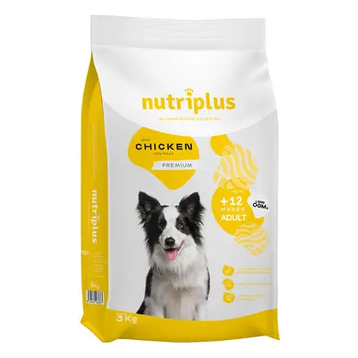 Nutriplus Adult Dog con pollo Crocchette per cane - Set %: 2 x 3 kg