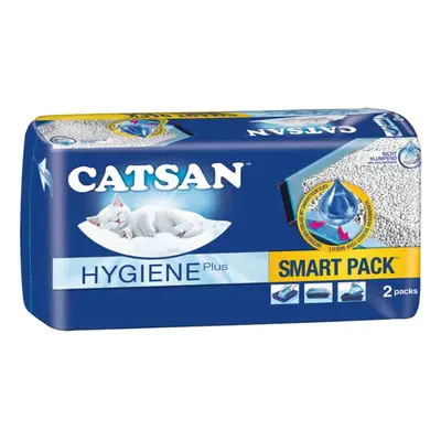 Lettiera igienica Catsan Smart Pack - 2 pacchi (8 L - ca. 4 Kg)