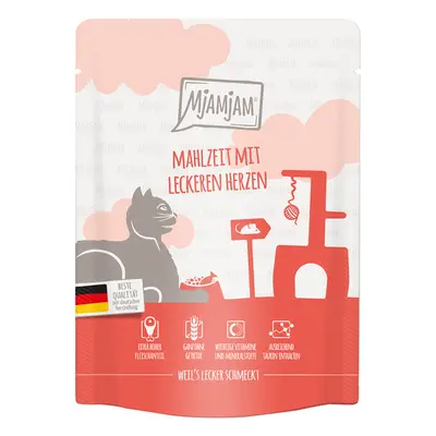 MjAMjAM Buste 24 x 300 g Alimento umido per gatti - Cuori deliziosi