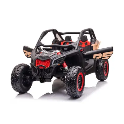 Quad Elettrico per Bambini LT952 Can AM Buggy 12V Biposto Telecomando e Luci LED Nero