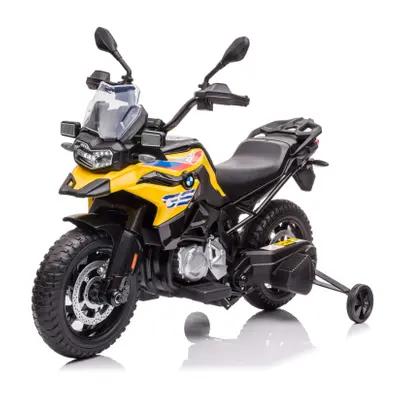 Moto Elettrica per Bambini LT943 BMW GS 850F 12V con Licenza Luci LED e Suoni Giallo