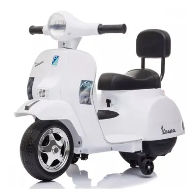 Mini Vespa Ufficiale Piaggio PX 150 LT913 Moto Elettrica Bambini 6V Suoni e Luci Bianco