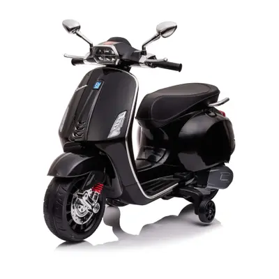 Moto Elettrica per Bambini LT941 Piaggio Vespa Sprint 12V con Luci a LED e Suoni Nero