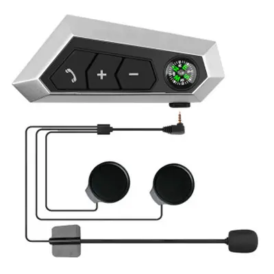 Kit Chiamata Moto Auricolari Casco Wireless con Interfono Bluetooth Impermeabile