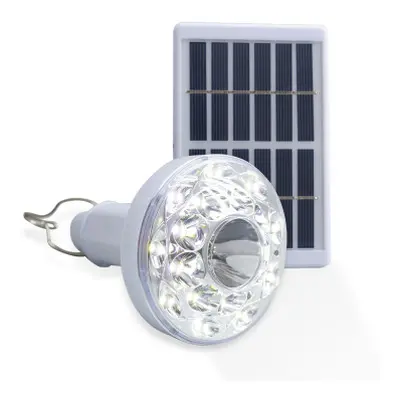 Lampada LED Portatile Ricarica solare Torcia Lampadina per Campeggio con Gancio