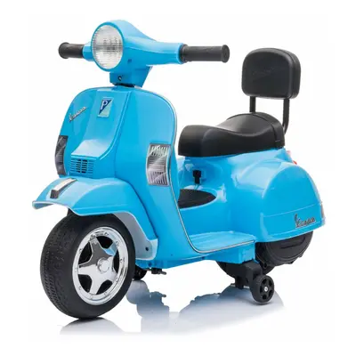 Mini Vespa Ufficiale Piaggio PX 150 LT913 Moto Elettrica Bambini 6V Suoni e Luci Azzurro