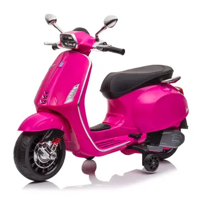 Moto Elettrica per Bambini LT941 Piaggio Vespa Sprint 12V con Luci a LED e Suoni Rosa