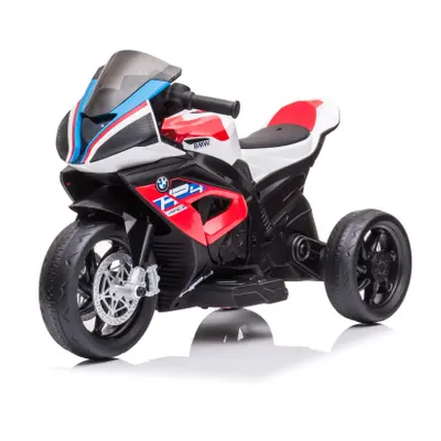 Moto Elettrica per Bambini LT938 BMW HP4 Sport 12V 3 Ruote Lettore MP3 Luci LED Rosso