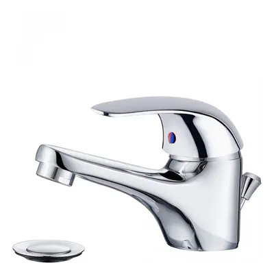 Miscelatore Rubinetto Lavabo Selenia 90043-5 in Acciaio con Tubi Allacciamento