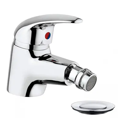 Miscelatore Rubinetto Lavabo Selenia 90044-5 In Acciaio Con Tubi Allacciamento