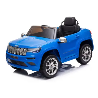 Macchina Elettrica per Bambini LT933 Jeep Grand Cherokee Luci Suoni Telecomando Blu