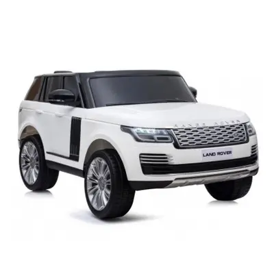 Macchina Elettrica per Bambini LT907 Range Rover 12V MP4 2 Motori Luci e Suoni Bianco