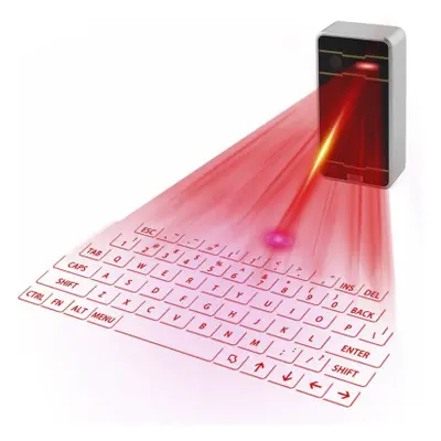 Mini Tastiera Virtuale Proiettore Tasti Qwerty Ricaricabile Bluetooth Wireless