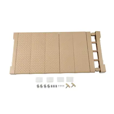 Mensola Estensibile per Armadi 35x45cm Scaffale Telescopico per Mobili Beige