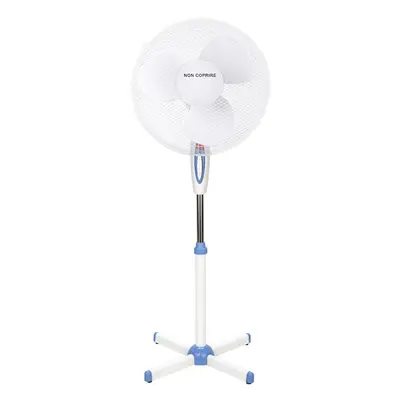 DGSUMMER Ventilatore piantana pala 40cm 3 velocità potenza 45W 130h cm con luce