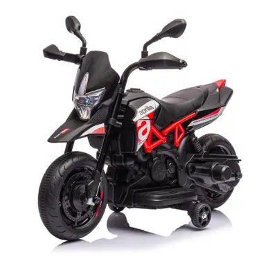 Moto Elettrica per Bambini LT965 Aprilia Dorsoduro SMALL Rossa Luci e Suoni