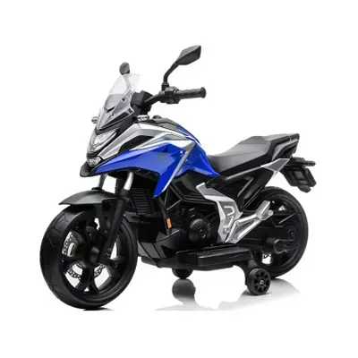 Moto Elettrica per Bambini LT970 HONDA NC750x con Rotelle Luci LED e Suoni Blu