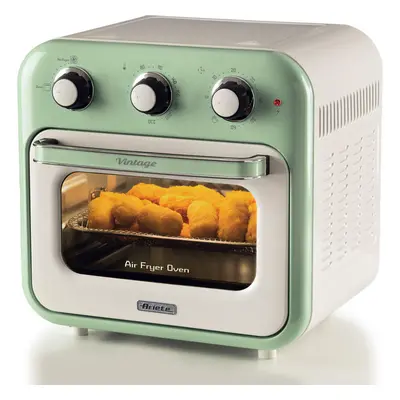 Ariete 4632 Friggitrice ad aria e forno Vintage, 1400W, 2in1, Capacità 16L, Accessori inclusi, T