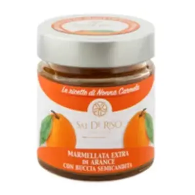 Marmellata extra di arance con buccia semicandita di Sal De Riso, 250g