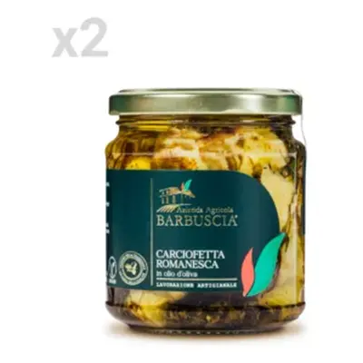 Carciofetta romanesca in olio d’oliva, 2x280g