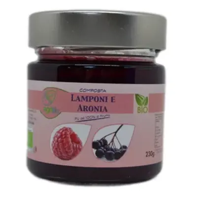 Confettura extra lamponi e aronia, BIO, 230g