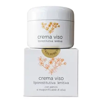 Crema viso idatante liporestitutiva e lenitiva con iperico, 50ml