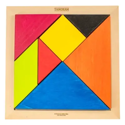 Gioco da tavolo: Tangram dei colori Grande, 24x24x2cm