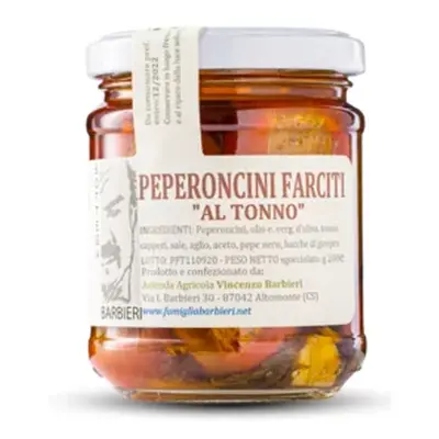 Peperoncino farcito al tonno in olio Evo, 200g