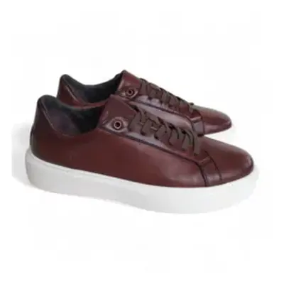 Scarpe Sneakers uomo in pelle naturale tuffata e fondo gomma extralight