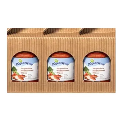 Brodo vegetale biologico Mediterraneo, Confezione regalo, 3x220g