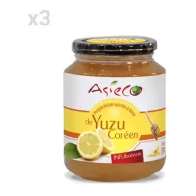 Preparato per infuso allo Yuzu e miele, 3x580g