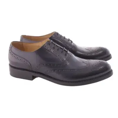 Scarpe derby uomo in pelle, blu