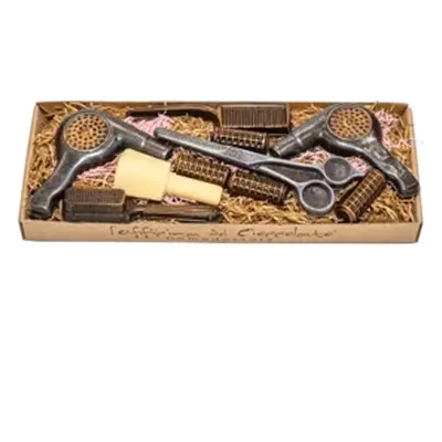 Cofanetto da parrucchiere in cioccolato, 220g