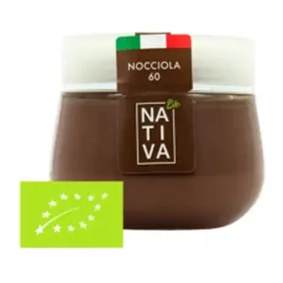 Crema spalmabile biologica alla nocciola 60%, 230g