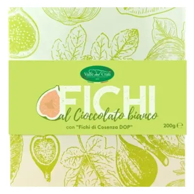 Fichi al cioccolato bianco, 200g