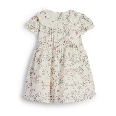 C&A Vestito per neonate-a fiori, Bianco, Taille: