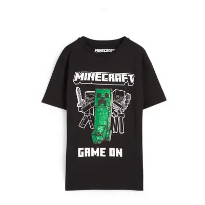 C&A Minecraft-maglia a maniche corte, Nero, Taille: