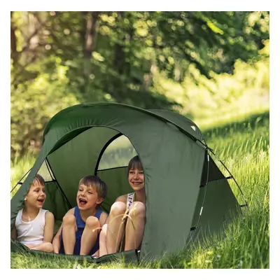 Costway Tenda da campeggio per 2 persone con copertura esterna impermeabile, Tenda da campeggio 