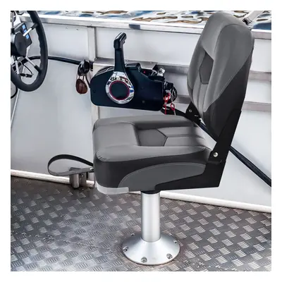 Costway Set di 2 sedie pieghevoli con schienale basso per barca, Sedile yacht ergonomici con sch