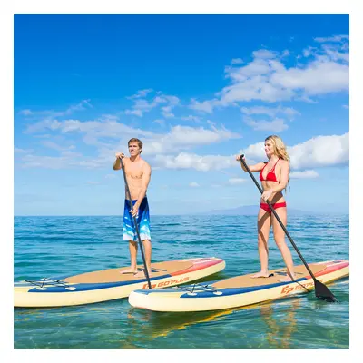 Costway Tavola da paddle gonfiabile con pinna rimovibile, Tavola da surf gonfiabile con accessor