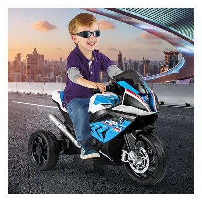 Costway Motocicletta elettrica per bambini con batteria 6V sedile confortevole, Triciclo giocatt