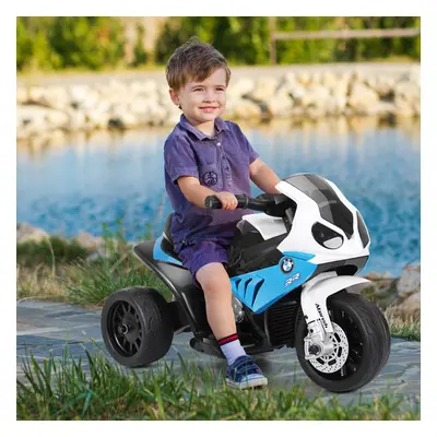 Costway Moto cavalcabile alimentata a batteria 6 V per bambini, Motocicletta a 3 ruote con music