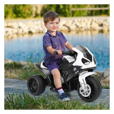 Costway Moto cavalcabile alimentata a batteria 6 V per bambini, Motocicletta a 3 ruote con music