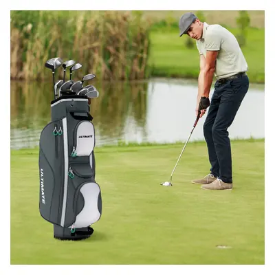 Costway Borsa da golf leggera con tracolla 7 tasche con cerniera, Borsa per carrello da golf por