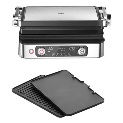 Braun Griglia a contatto MultiGrill 9 Pro CG 9140 Nero/Acciaio inox