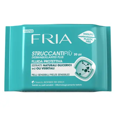 Salviette Struccanti Crema Pelli Sensibili - Fluida Protettiva - FRIA