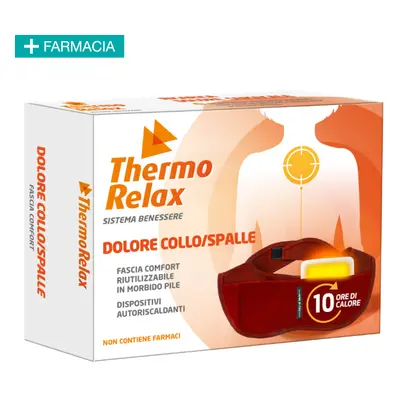 Fascia Autoriscaldante per Dolori Collo e Spalle + 4 ricariche - Thermo Relax