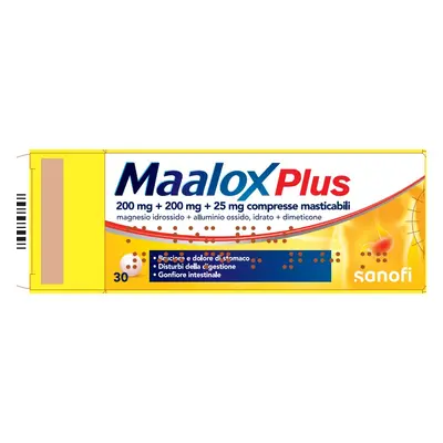 MAALOX PLUS*30CPR MAST